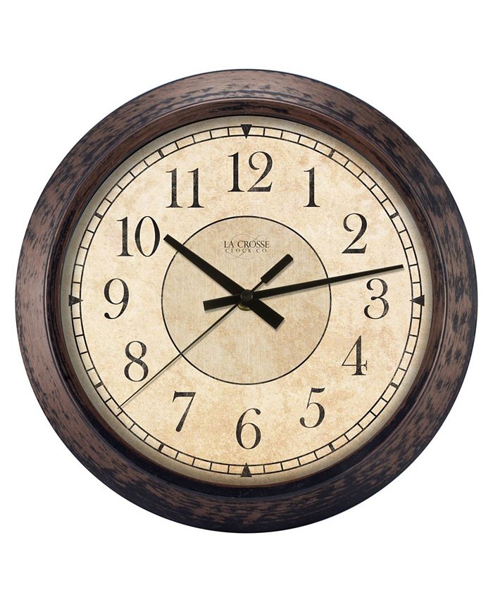 La Crosse Technology La Crosse Clock 4042635 14" Savannah Quartz Wall