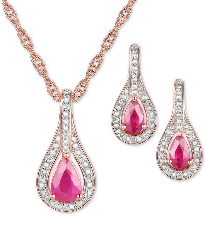 Macys ruby jewelry outlet