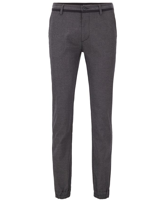 Hugo Boss BOSS Men's Cuffed SlimFit Trousers Macy's