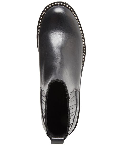 steve madden women's hesitant lug sole chelsea booties