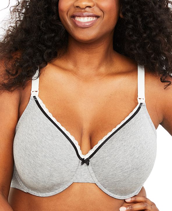 Fixed Padded Modal Maternity Bra with Support Pack of 3 - (Light Skin, Coral & Black) main image 0