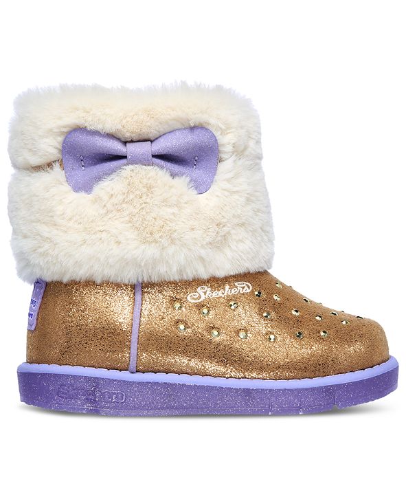 Skechers Toddler Girls Twinkle Toes Glitzy Glam Sparkle Sweet Boots