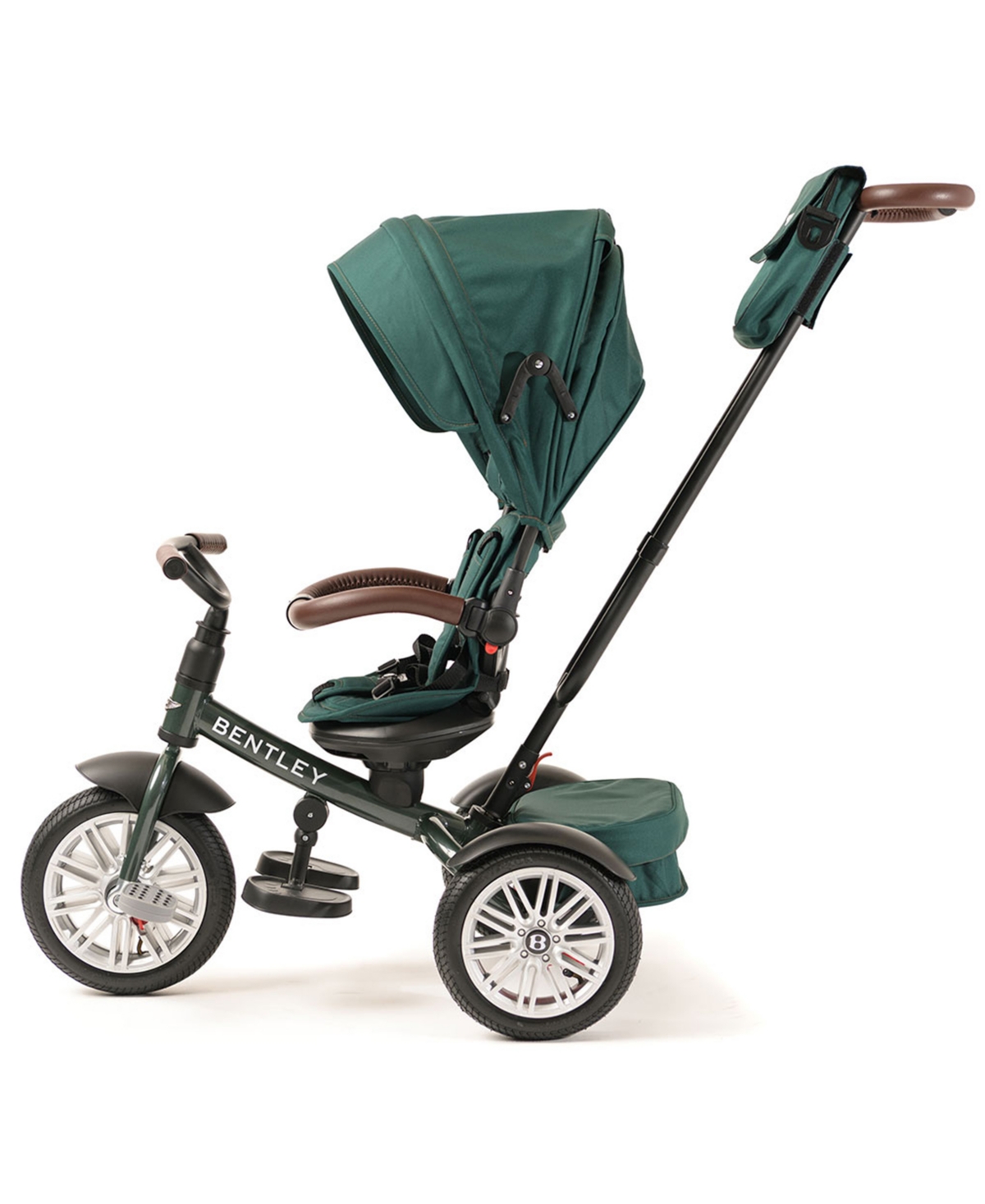Posh Baby And Out Peak  Kids Bentley Trike 6 In 1 Convertible Stroller Trike In Green