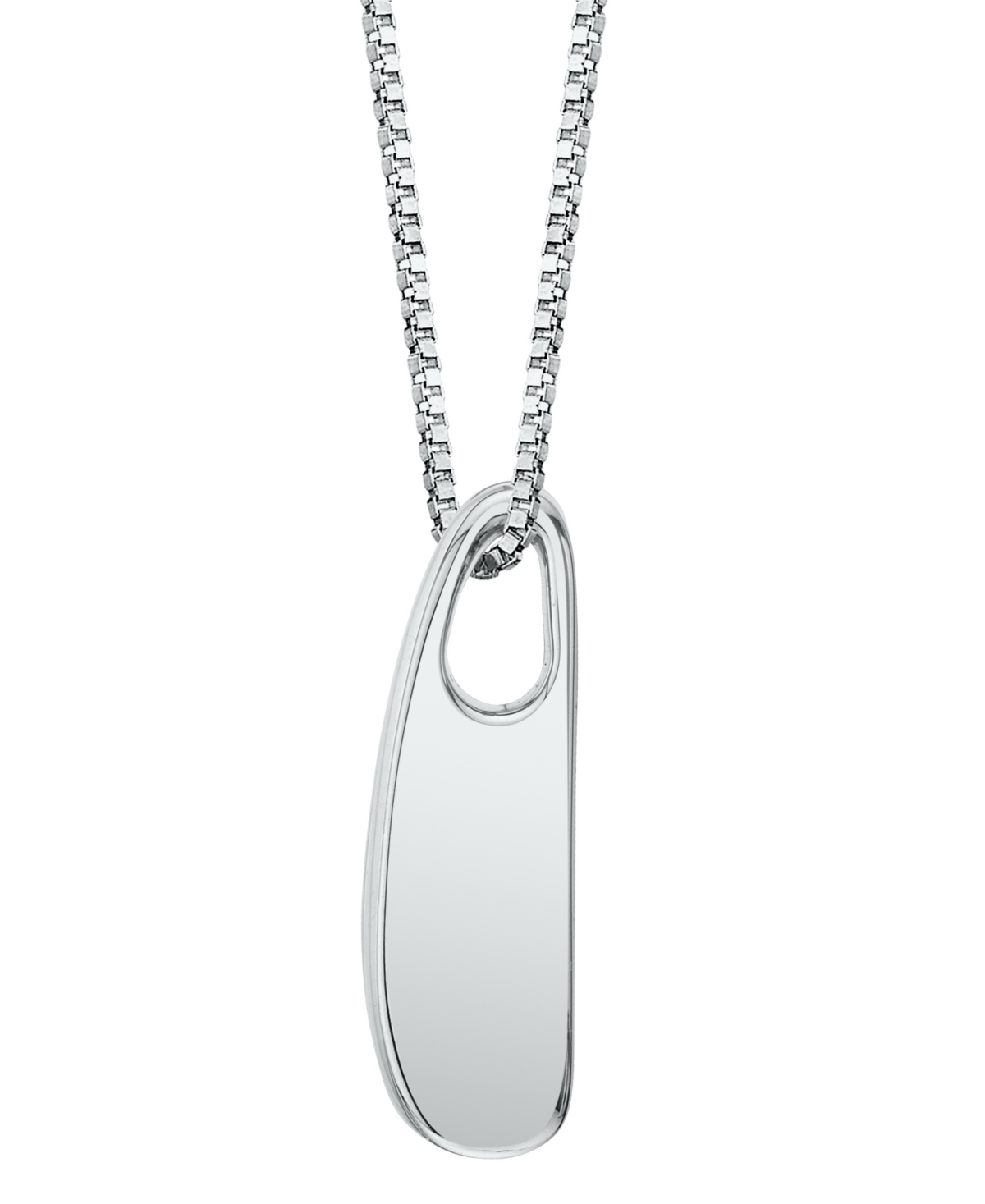 Diamond (1/5 ct. t.w.) Twizzler Pendant in 14kor Yellow Gold - WHITE GOLD