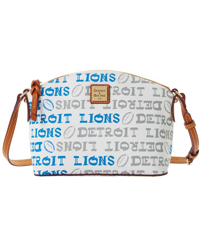 Dooney & Bourke Detroit Lions Foldover Crossbody Purse - Macy's