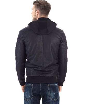 bomber jacket with a hoodie