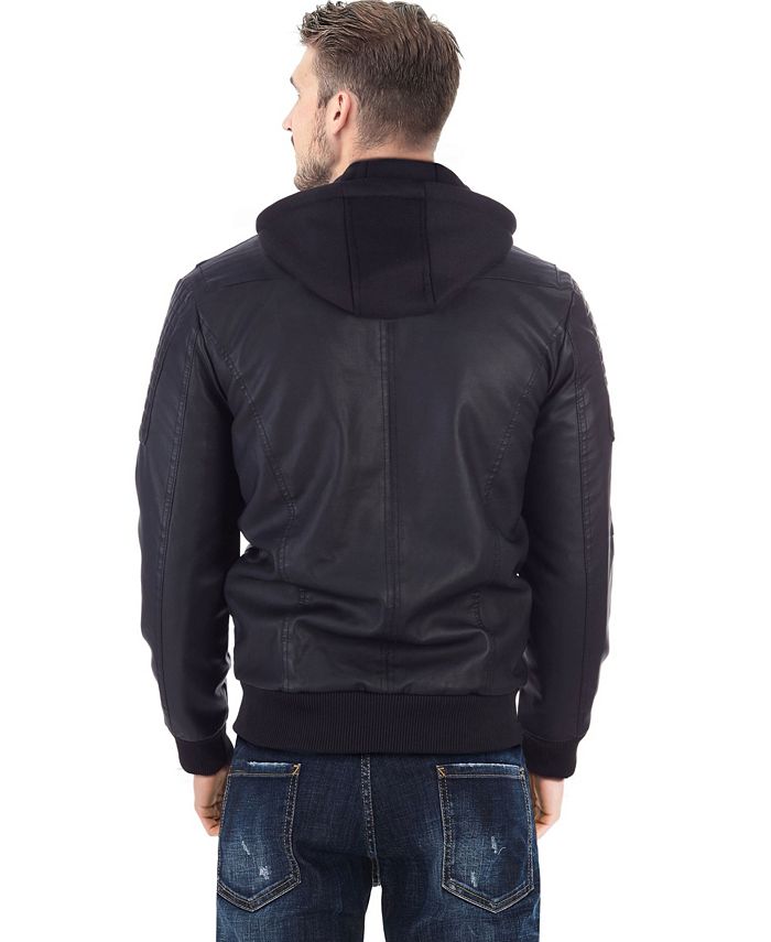 X-Ray Bomber Jacket with Removable Hoodie - Macy's