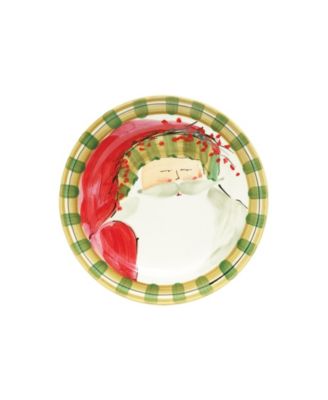 Old St. Nick Stripe Salad Plate
