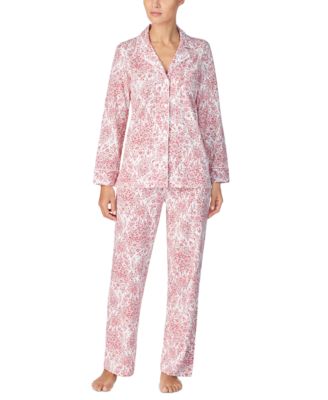 Lauren Ralph Lauren - Cotton Knit Shirt & Pants Pajamas Set