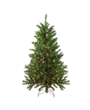 Northlight 4' Pre-lit Canadian Pine Artificial Christmas Tree In Green