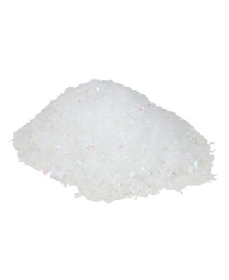 Northlight White Iridescent Artificial Powder Snow Twinkle Flakes for ...