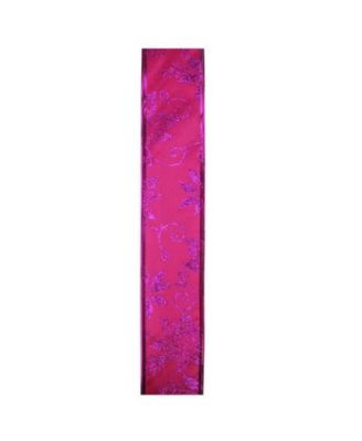 Shimmering Purple and Pink Solid Wired Christmas Craft Ribbon 2.5" x 10 Yards