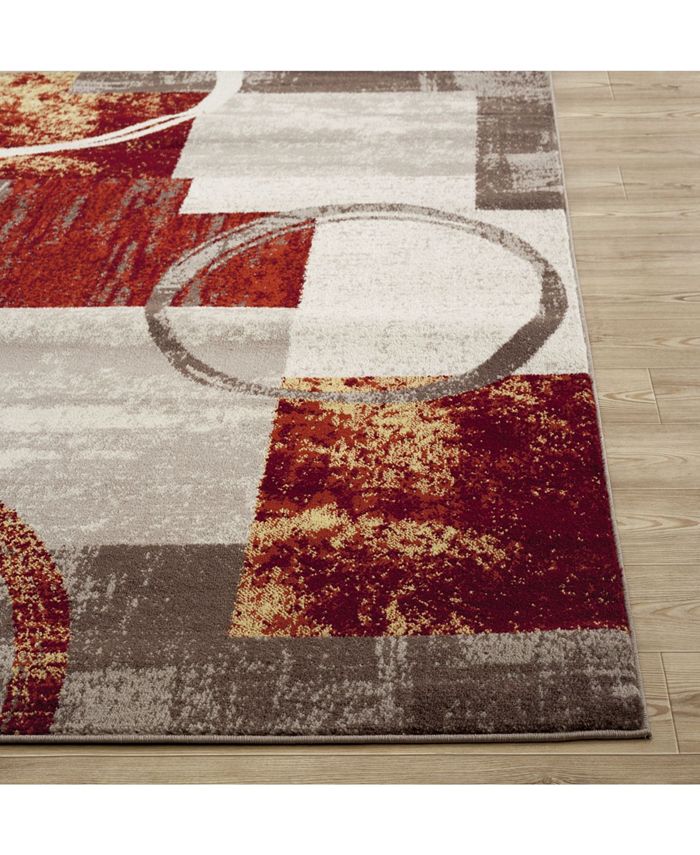 Main Street Rugs Alba Alb307 Multi 2' x 7'2" Runner Rug Macy's