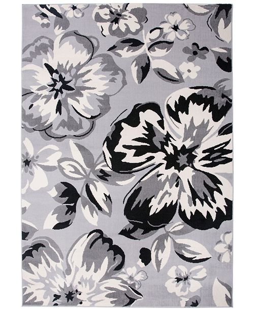 Main Street Rugs Home Haven Hav9098 Gray 5 X 7 Area Rug Reviews Rugs Macy S