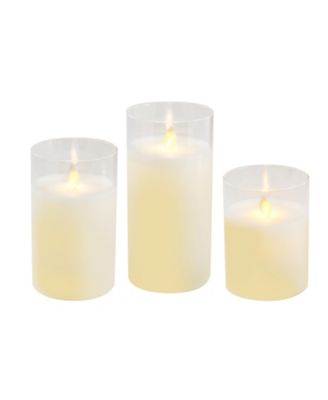 candles and glass holders