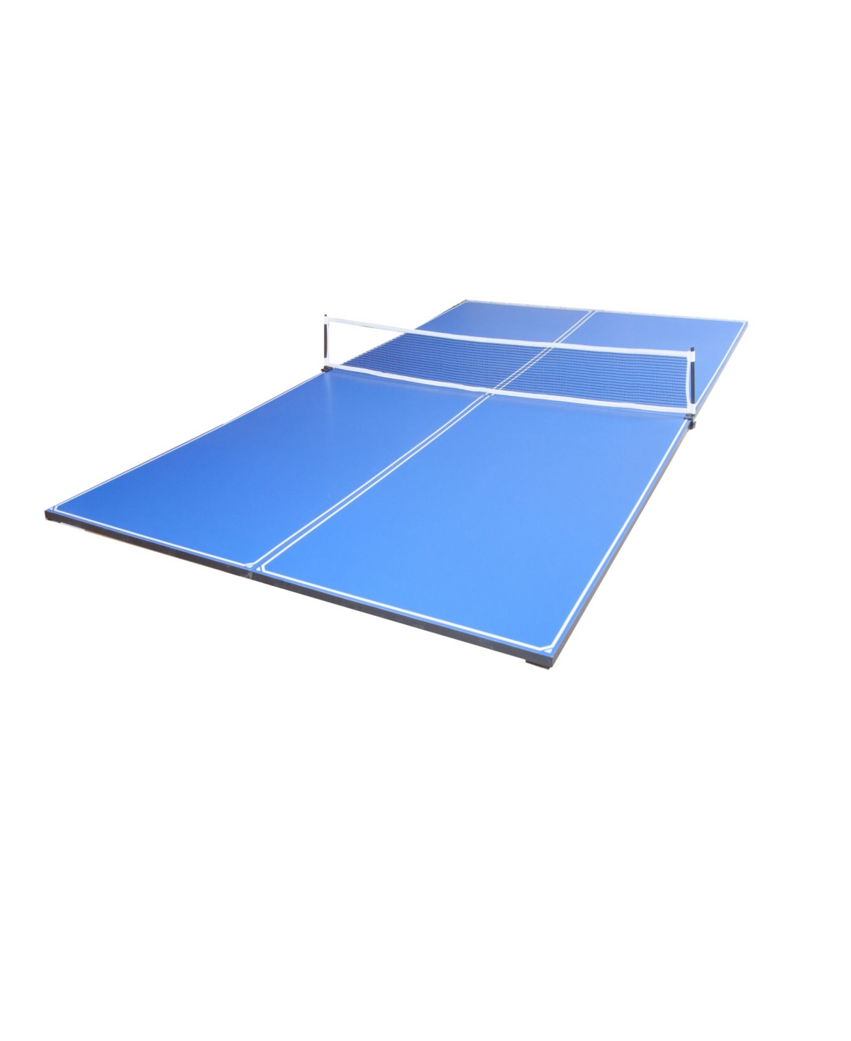 JOOLA Tetra - 4 Piece Ping Pong Table Top for Pool Table - Includes Ping Pong Net Set - Full Size Table Tennis Conversion Top for Billiard Tables - Easy Assembly & Compact Storage - Incl. Foam Backing (B0753CRLJM)
