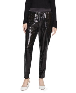 SANCTUARY NIGHT FEVER SEQUINED PULL-ON PANTS