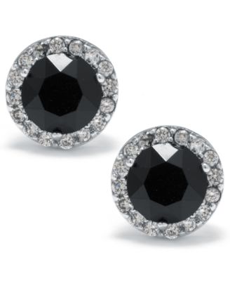 black evening earrings