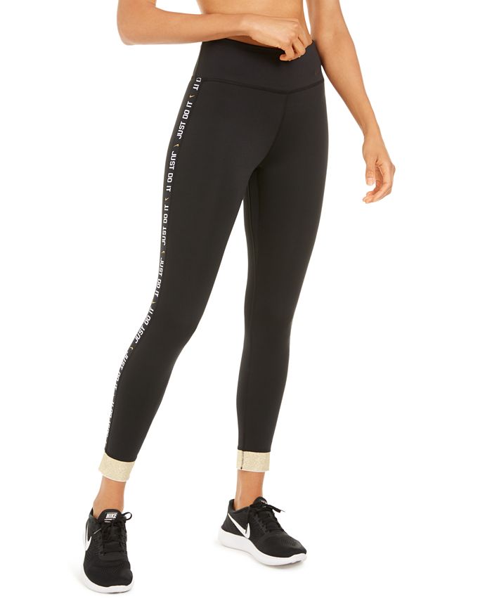 Nike Women's One Dri-FIT Cuffed Leggings - Macy's