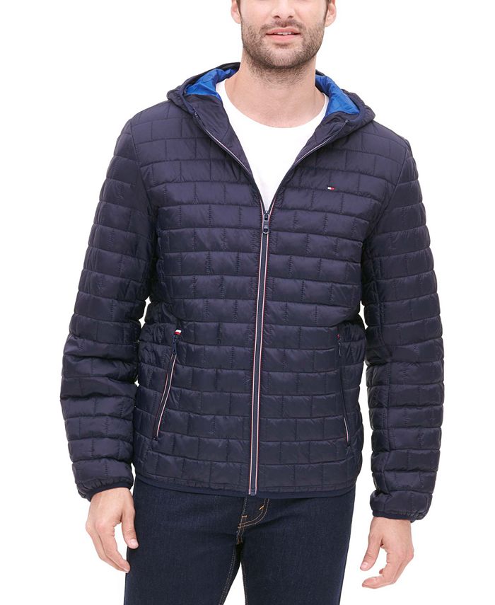 Tommy Hilfiger Men's Quilted Hooded Packable Jacket Reviews - & Jackets - Men - Macy's