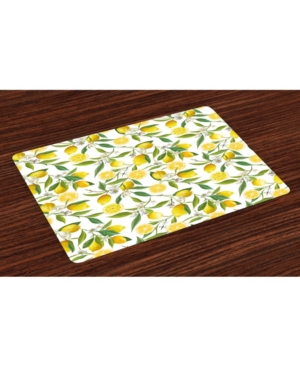 Ambesonne Nature Place Mats Set of 4
