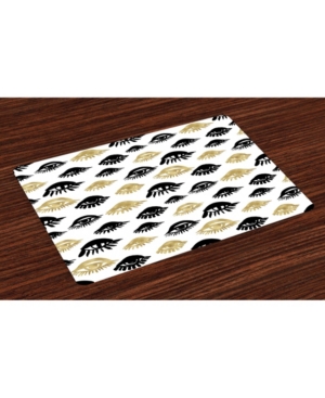 Ambesonne Trippy Place Mats Set of 4