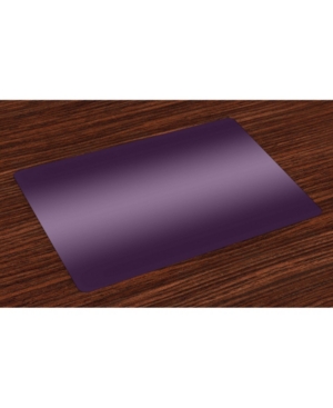 Ambesonne Ombre Place Mats Set of 4