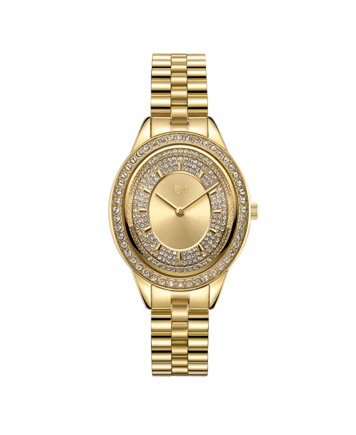 Women's Bellini Diamond (1/8 ct. t.w.) Watch in 18k Gold-plated Stainless-steel Watch 30mm - Gold