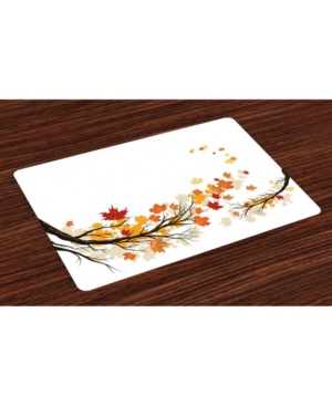 Ambesonne Fall Place Mats Set of 4