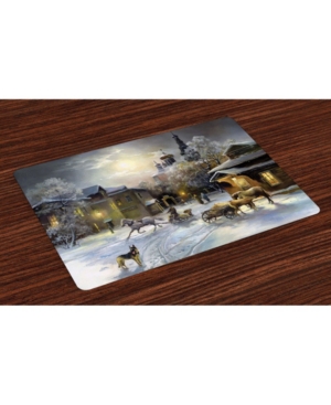 Ambesonne Country Place Mats Set of 4