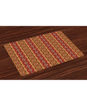 Ambesonne Colorful Place Mats Set of 4
