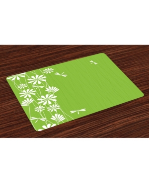 Ambesonne Dragonfly Place Mats Set of 4