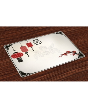 Ambesonne Lantern Place Mats Set of 4