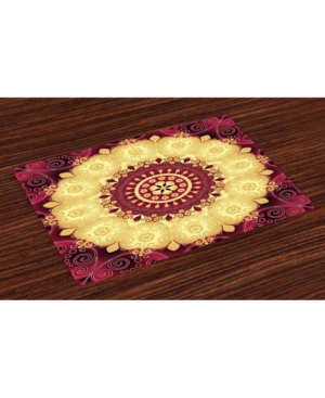 Ambesonne Mandala Place Mats Set of 4