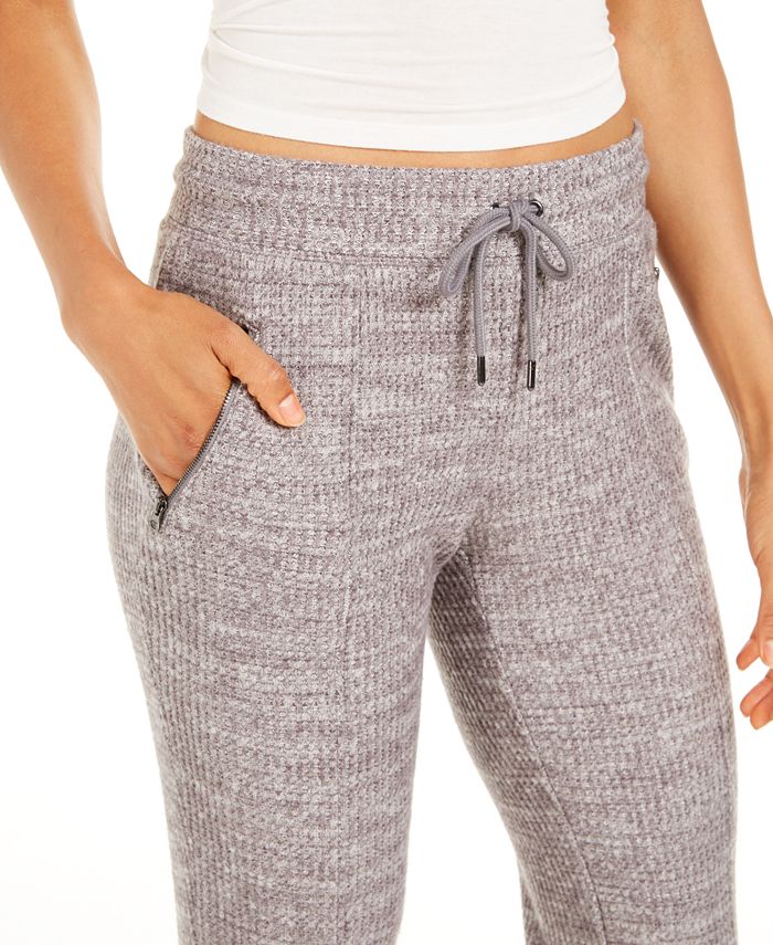 Ideology Waffle-Knit Joggers, Created for Macy's - Macy's