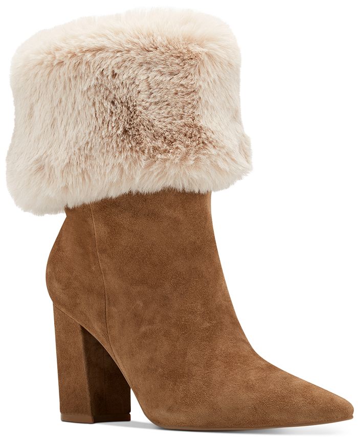 Nine west fur new arrivals boots