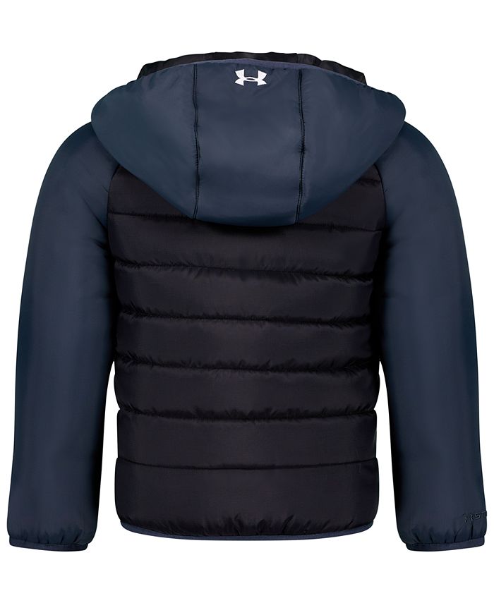 Under Armour Little Boys UA Pronto Colorblocked Hooded Puffer Jacket -  Macy's