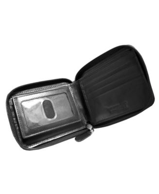 Men's Boulder Collection RFID Secure Zippered Wallet with Removable Passcase
