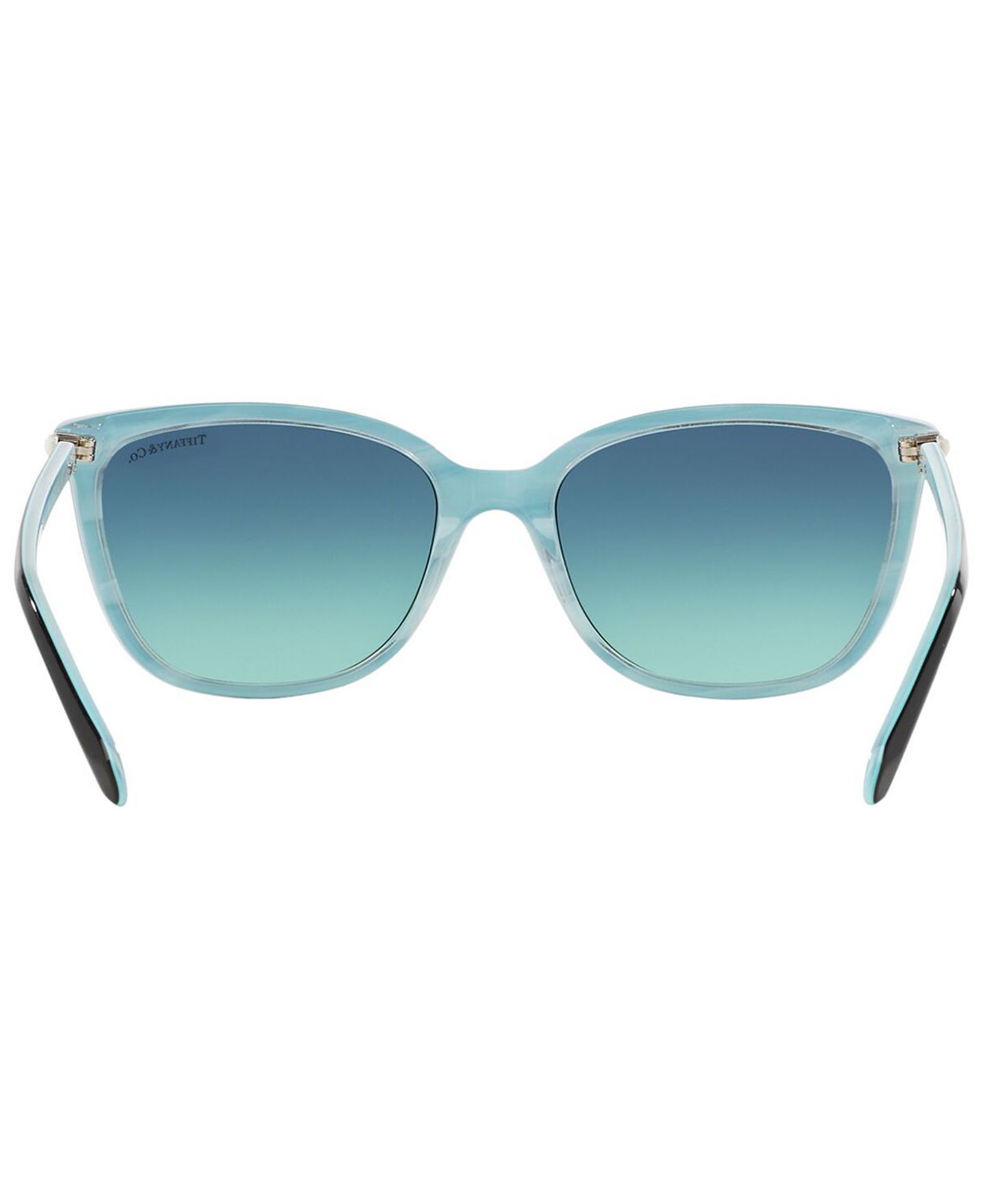 Женские солнцезащитные очки Tiffany & Co. Sunglasses, TF4105HB 55, цвет: Чёрный синий / Синий — фото 5