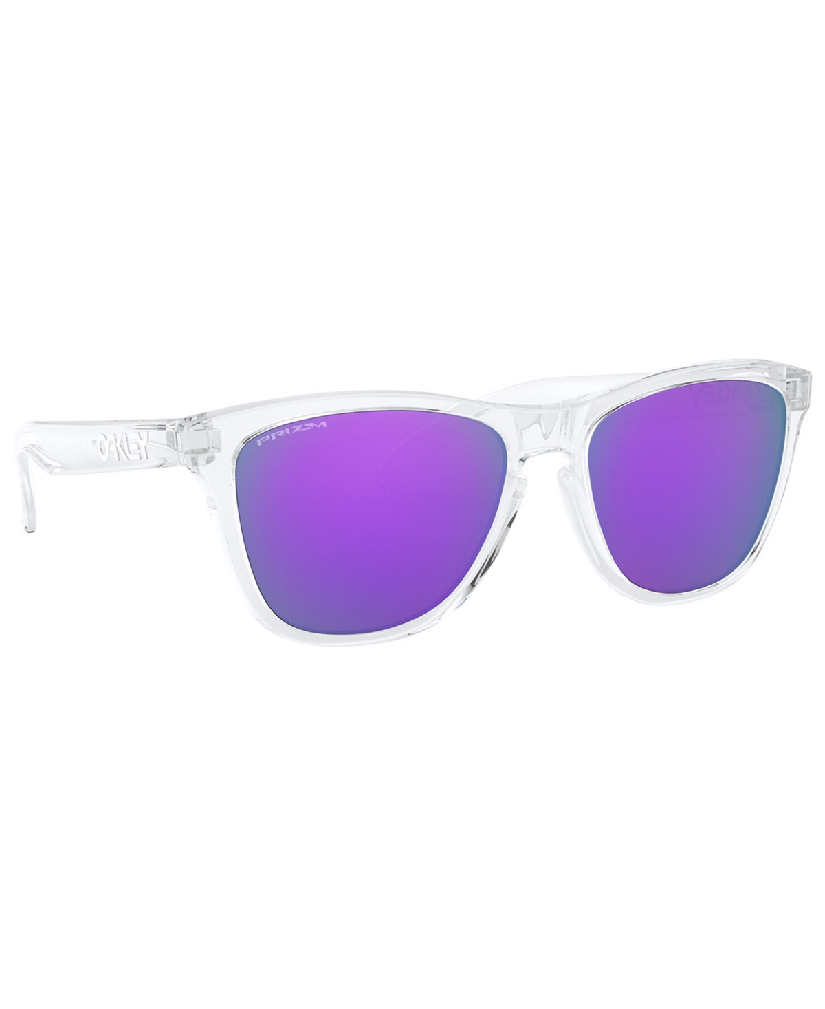 Oakley Frogskins Square-frame Sunglasses In Matte Clear