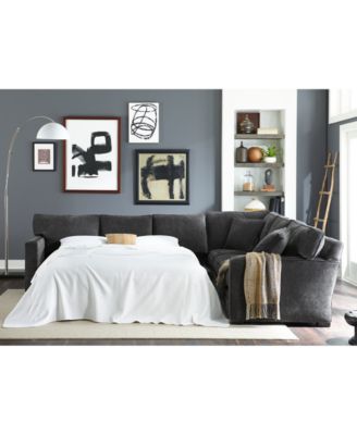 Furniture Brekton 3-Pc. Fabric Sofa Return with Chaise