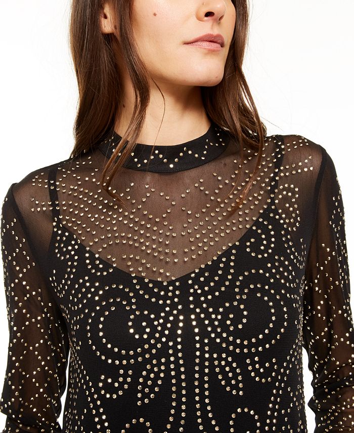 INC International Concepts INC Illusion Studded Top, Created For Macy's ...