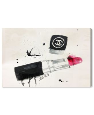 Lipstick Stains Canvas Art, 45" x 30"