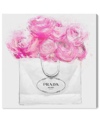 Shopping for Peonies Canvas Art, 16" x 16"