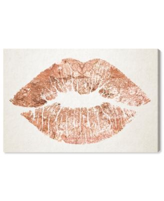 Solid Kiss Copper Canvas Art, 24" x 16"