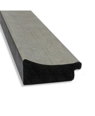 Waveline Silver-tone Framed Bathroom Vanity Wall Mirror, 32.38" x 26.38"