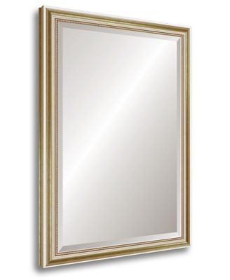 Reveal Gold Leaf Beveled Wall Mirror 