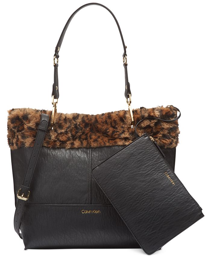 Calvin klein discount fur bag