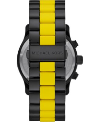 michael kors slip on mens yellow