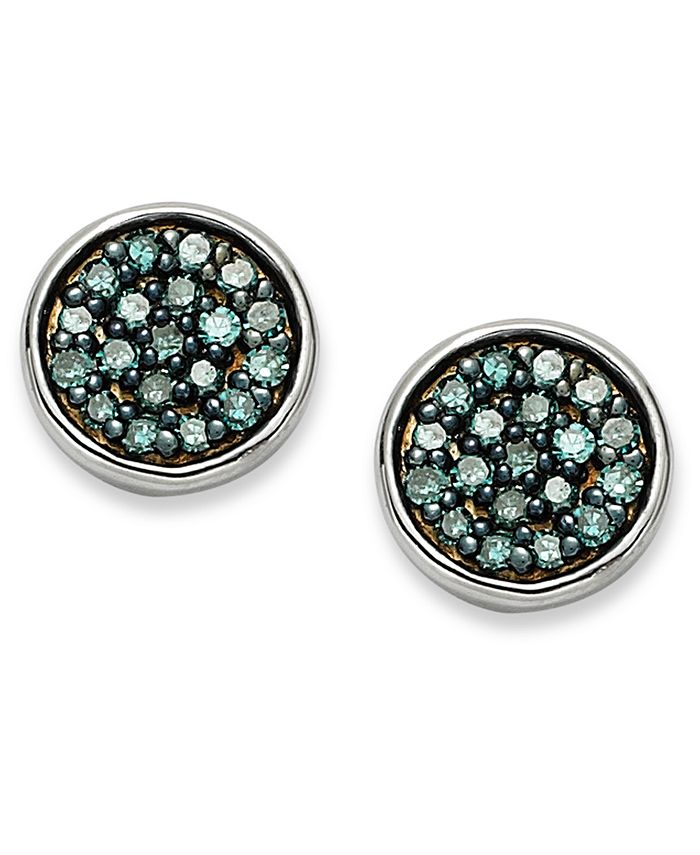 Macy's sterling silver hotsell stud earrings